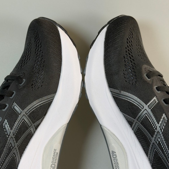 Asics Gel Kayano 31 Womens 8 Wide Running Shoes Black White Trainer Sneaker Lace - Picture 10 of 16